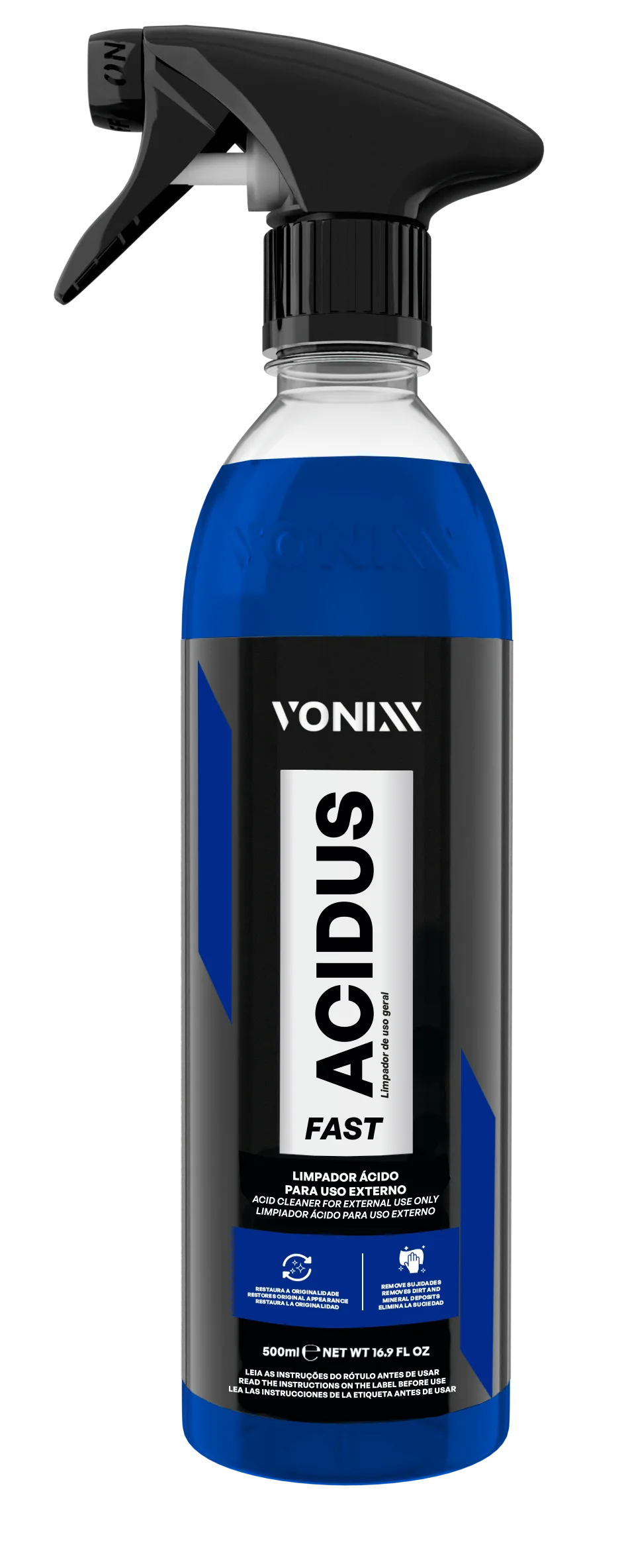 Limpador Ácido Automotivo Vonixx Acidus Fast 500ml