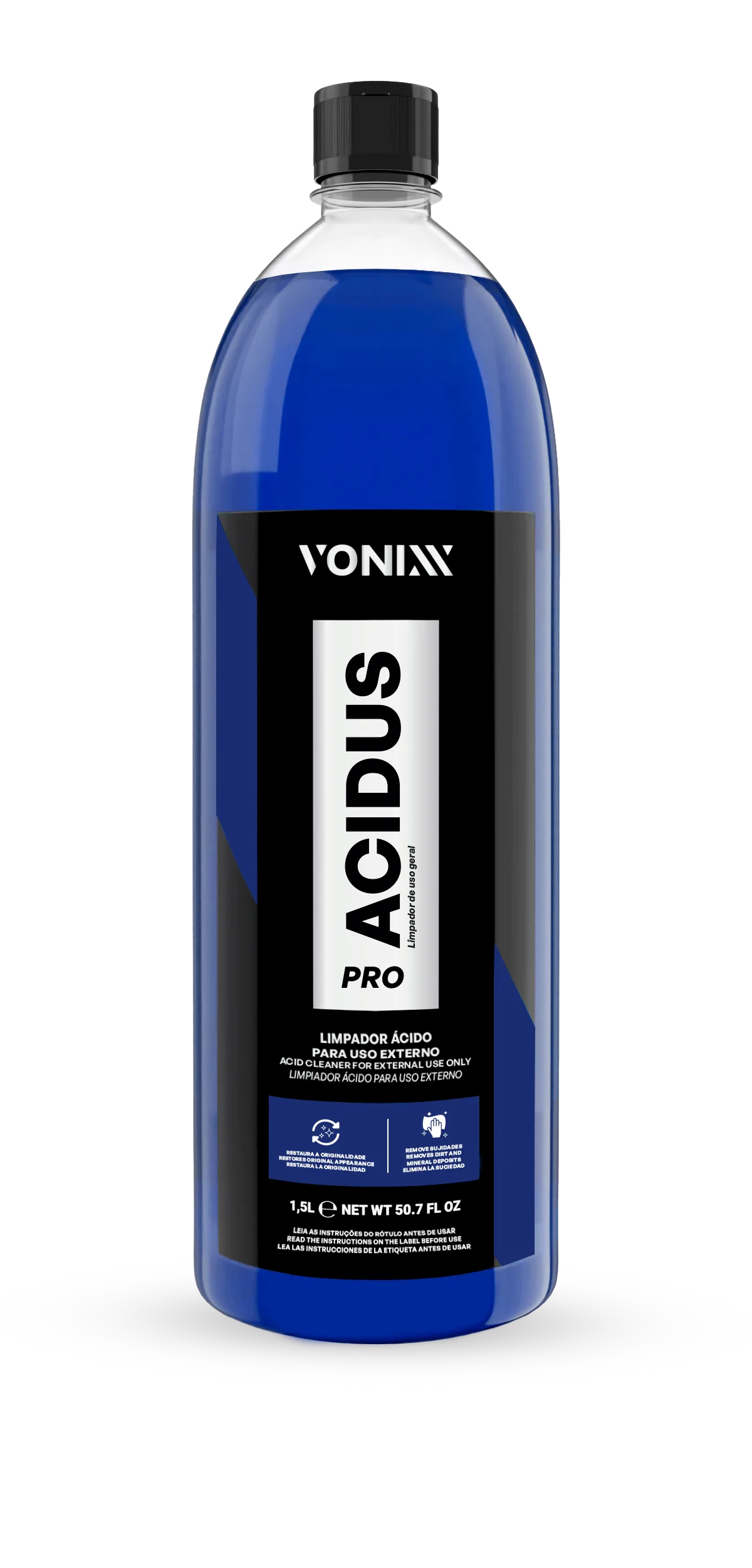 Limpador Descontaminante Ácido Vonixx Acidus Pro 1,5L