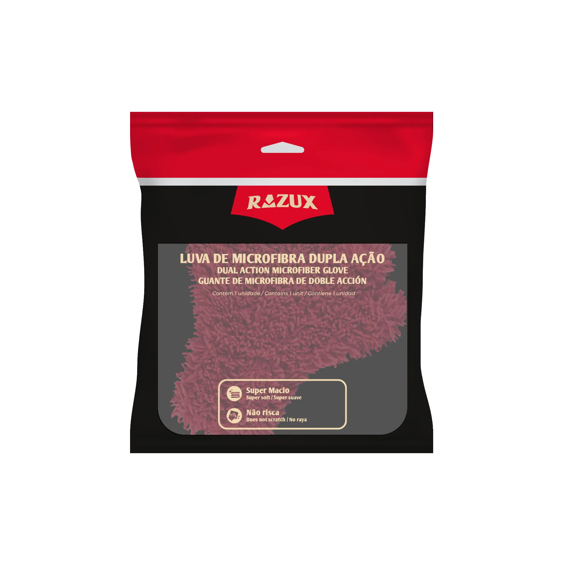 Luva de Microfibra Dupla Ação Razux
