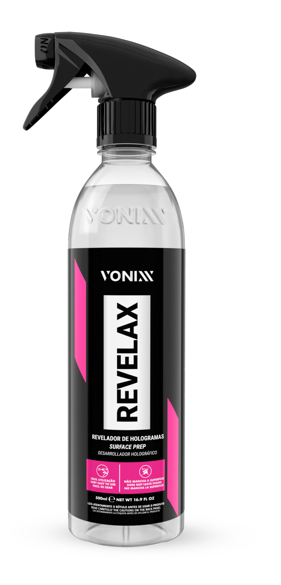 Revelador de Hologramas e Inspeção de Pintura Vonixx Revelax 500ml