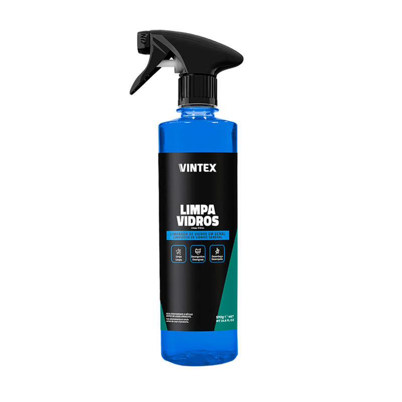 Limpa Vidros Cristalizador Automotivo Vintex 500ml