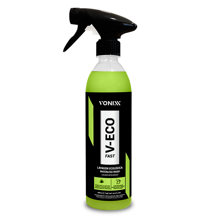 Lava a Seco Ecológico com Carnaúba Vonixx V-Eco Fast 500ml