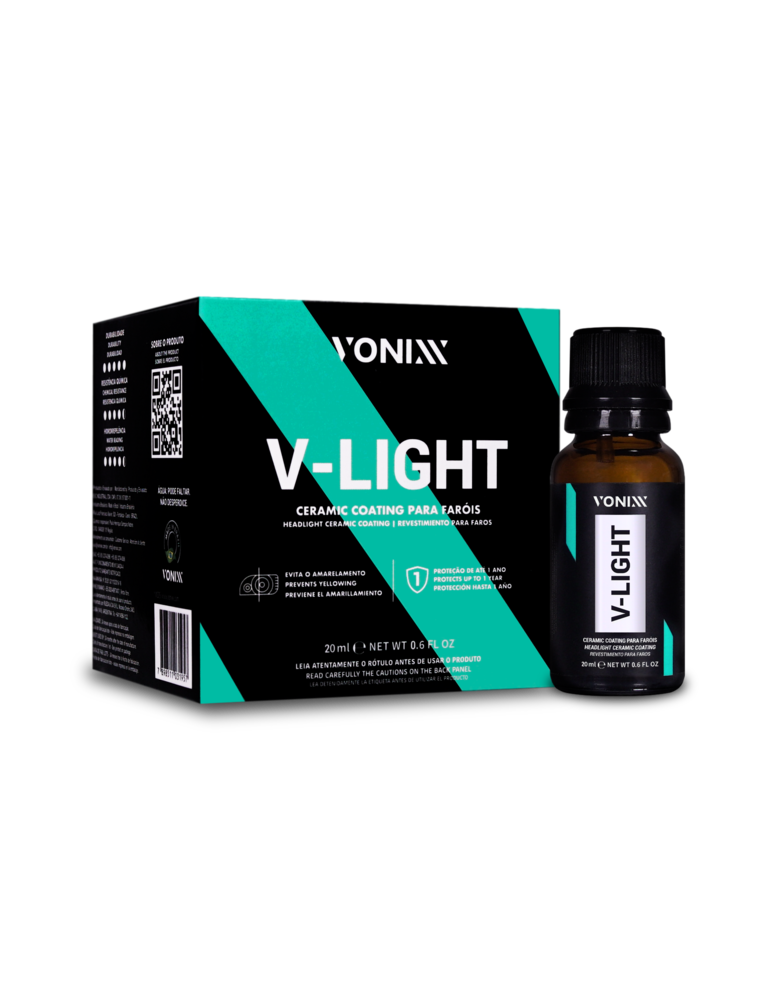 Vitrificador de Faróis Vonixx V-Light Pro 50ml