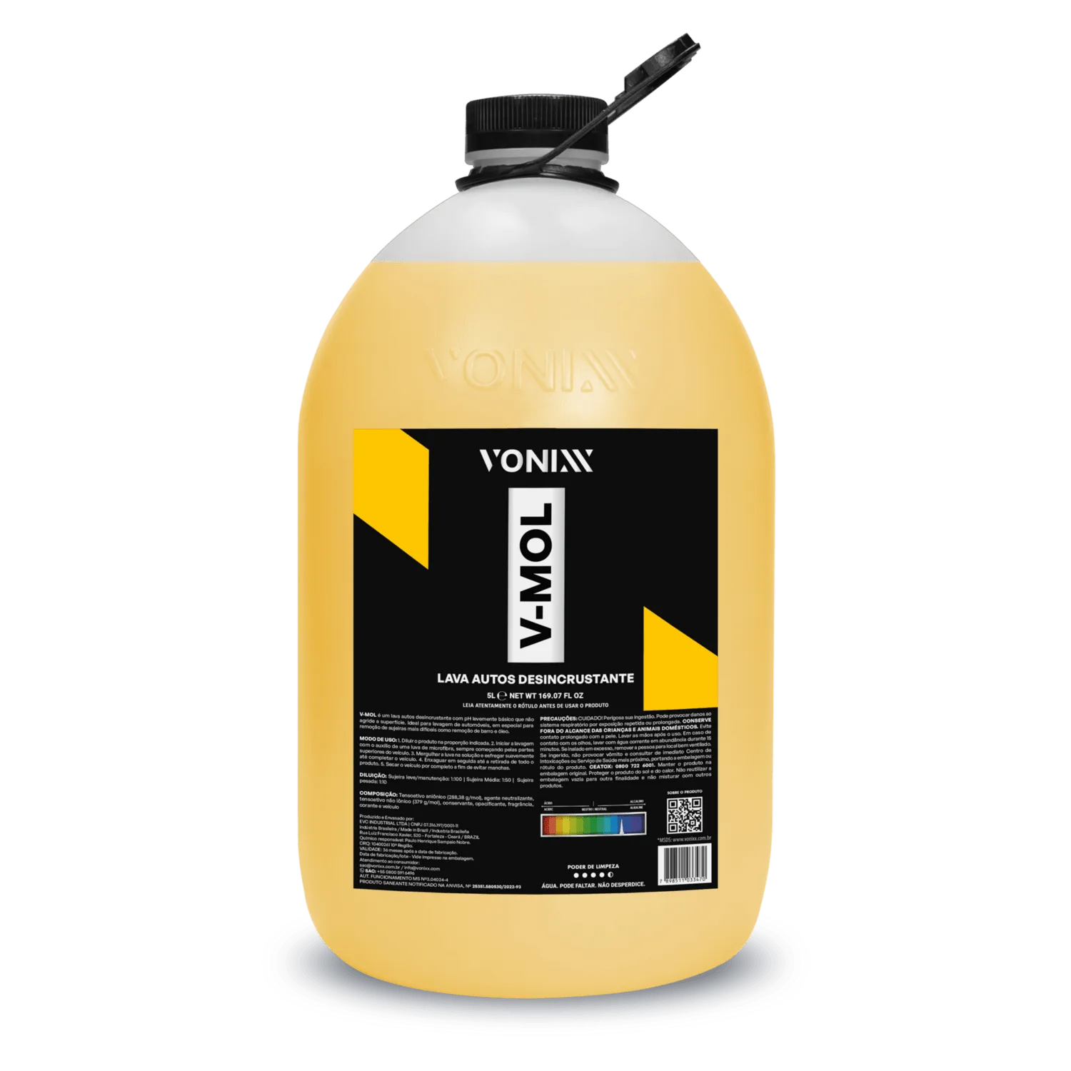 Lava Autos Desincrustante Vonixx V-Mol 5L